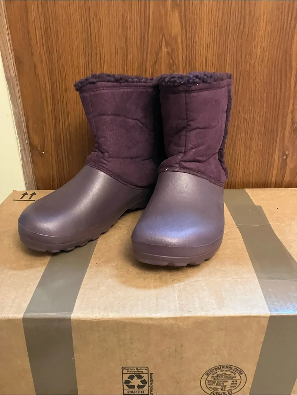 Purple Women's Cozy Winter Boots